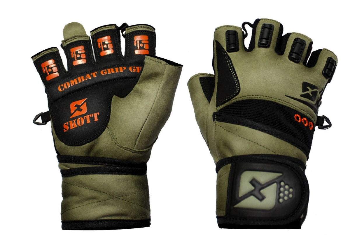 Skott Tactical Green Weightlifting Gloves, product image 1