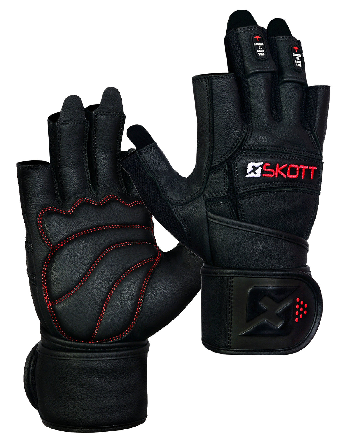 Skott Dark Predator Weightlifting Gloves, product image 2