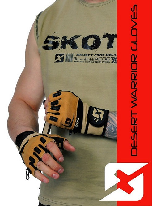 Skott Desert Warrior Weightlifting Gloves, product image 6
