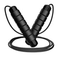 Loocio Jumping Rope Tangle-Free Rapid Speed Cable with Ball Bearings Adjustable Steel with Foam Handles for Gym Exercise Fitness Workout Equipment & Slim Body for Women, Men, and Kids